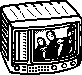 1 bit tv clipart