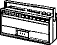 1 bit boombox clipart